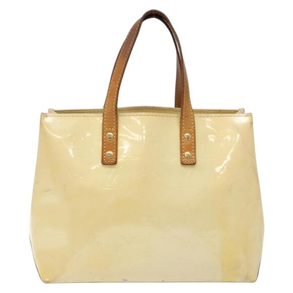 LOUIS VUITTON Monogram Vernis Reade PM Hand Bag Perle M91336 - Picture 2 of 13